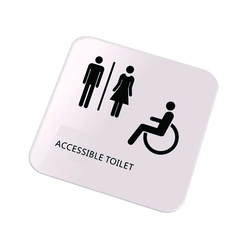Acrylic Toilet Sign