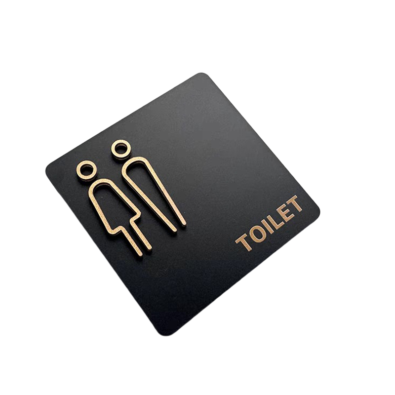Acrylic Toilet Sign