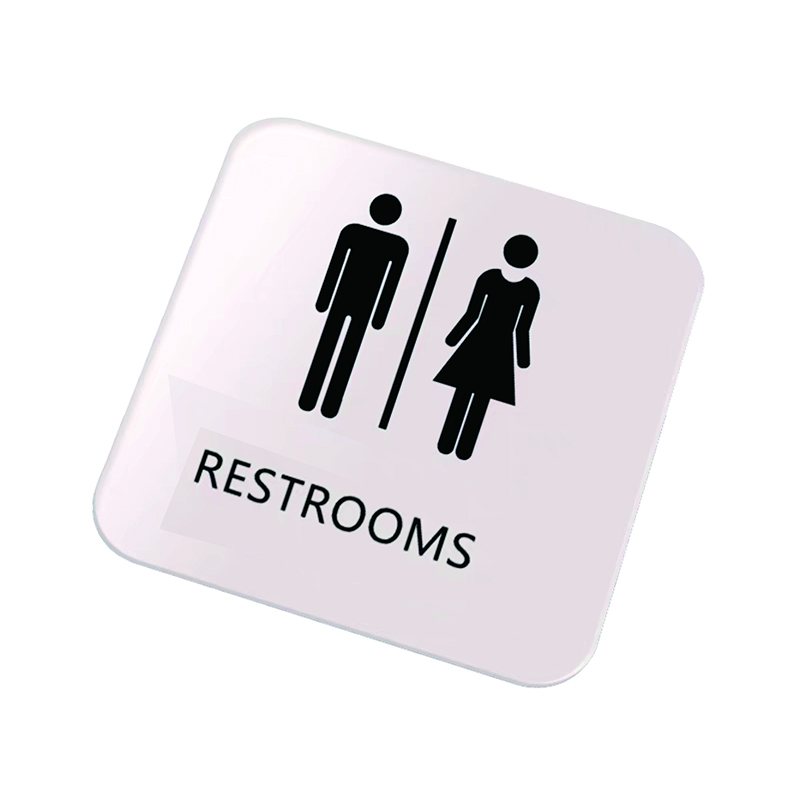 Acrylic Toilet Sign