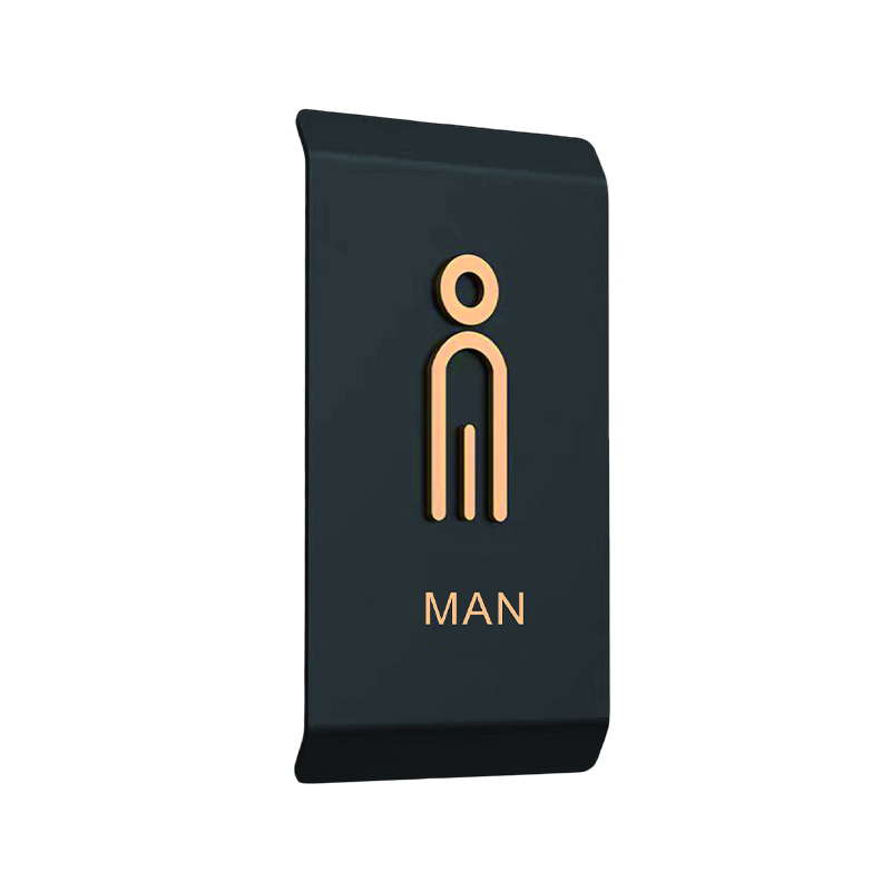 304 Stainless Steel Black Titanium Plated Doorplate