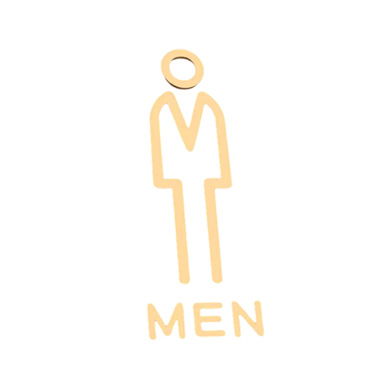 Acrylic Toilet Sign