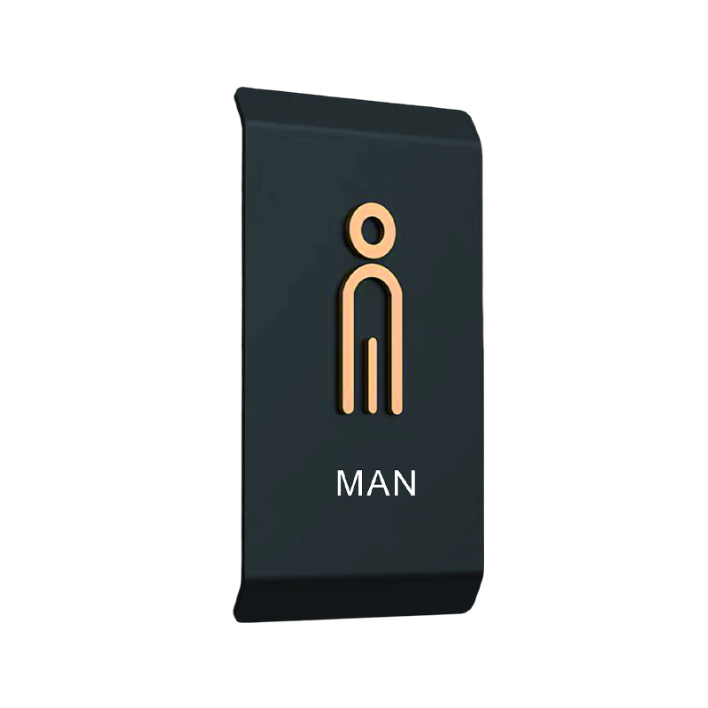 304 Stainless Steel Black Titanium Plated Doorplate